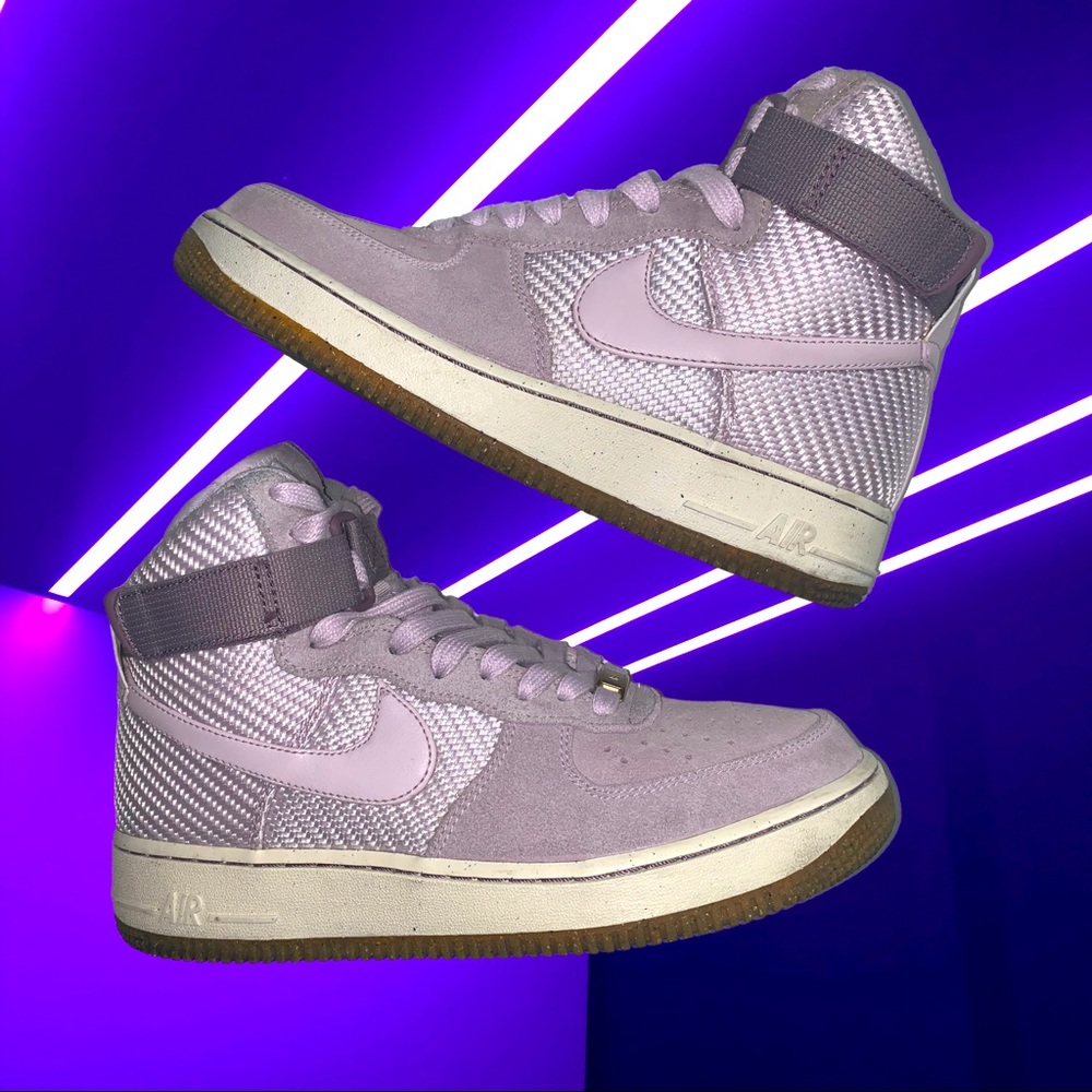 Women's USED Nike Air Force 1 - BLEACHED LILAC